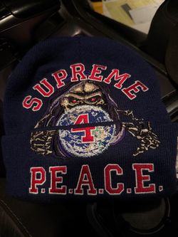 Supreme peace beanie