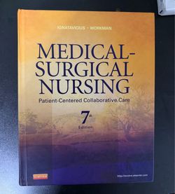 Medical surgical nursing book