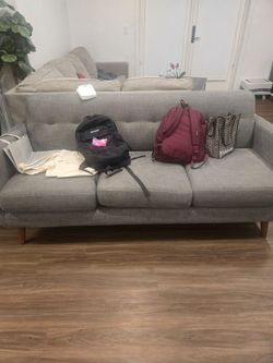 Sofa & loves seat.& table