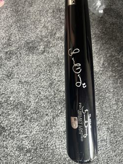 Angels Baseball Bat Signed