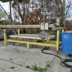 Swarm 2500 HT Granite Bridge Saw Rotating Tilting Table