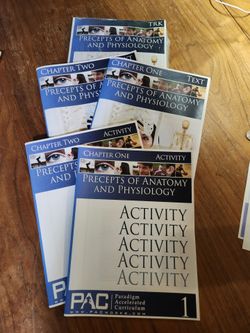 Paradigm Accelerated Curriculum Precepts of Anatomy and Physiology unit study set