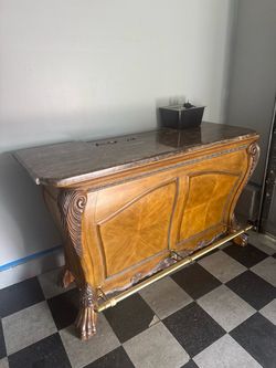 Granite/Wooden Bar Table