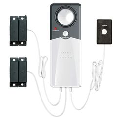 2554: New Ultra Slim Safe Pool Alarm for Kids, ETL Listed UL 2017 Compliant, Indoor/Outdor Weather Resistant, 110db Loud Alarm with 2X Bypass Buttons,
