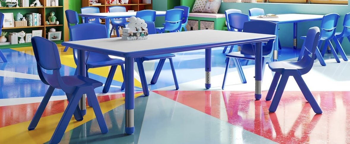 New Kids Adjustable Activity Table (Table Only No Chairs)
