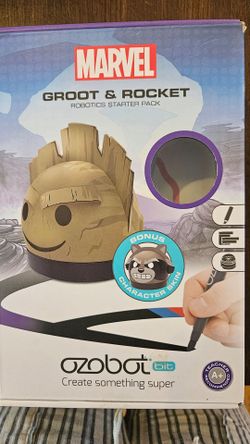 Ozobot Marvel Groot coding game