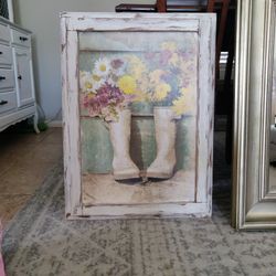 Flower Rain Boots Frame