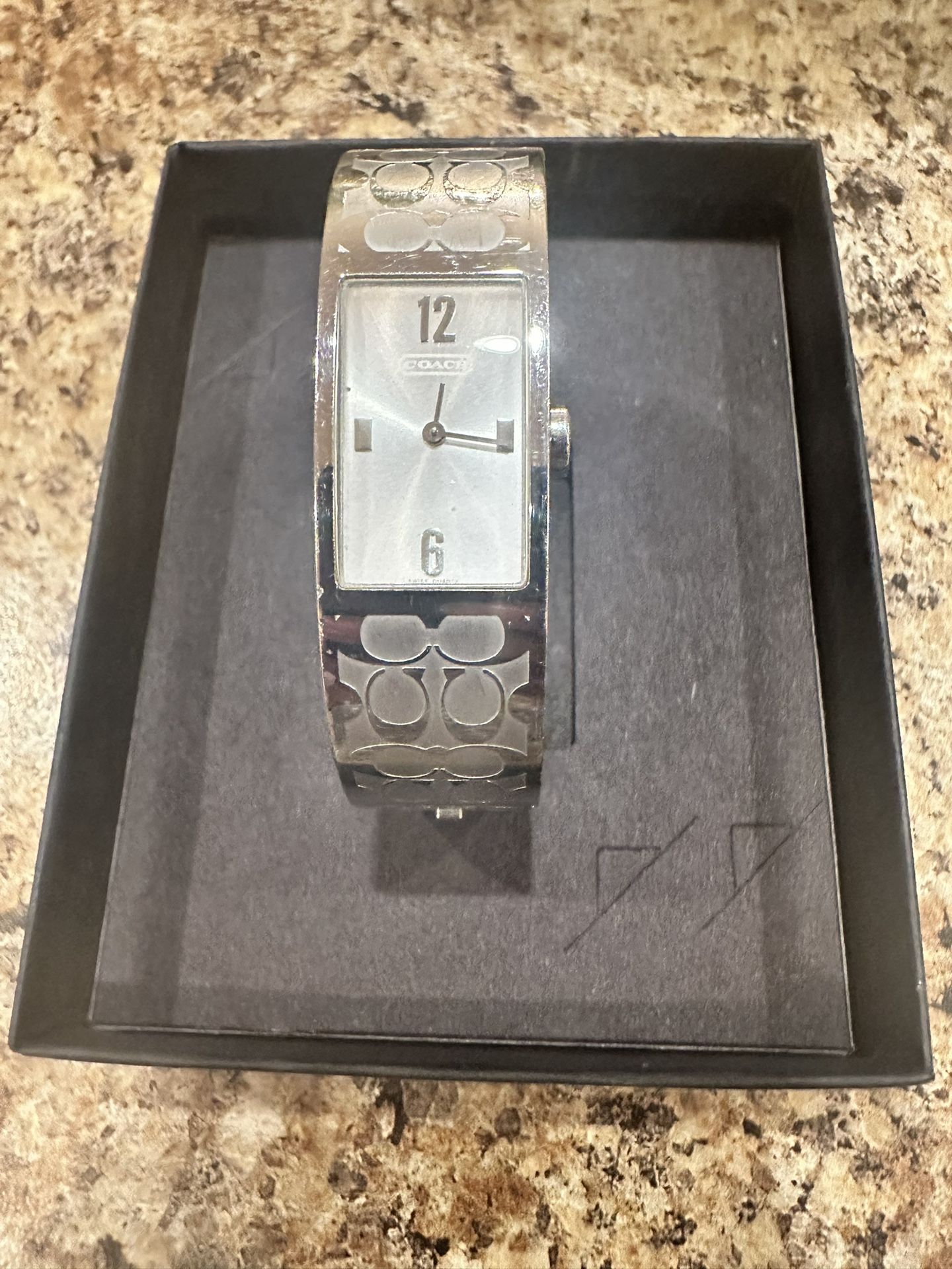 Coach Stainless Steel Bangle Watch 