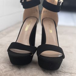 Chunky High Heel Platform Sandals