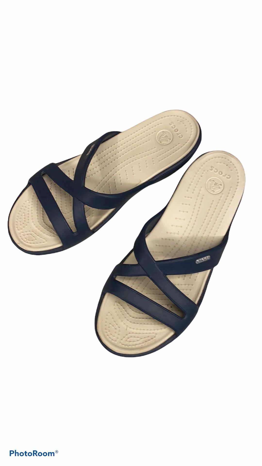 Crocs Navy Blue Wedge