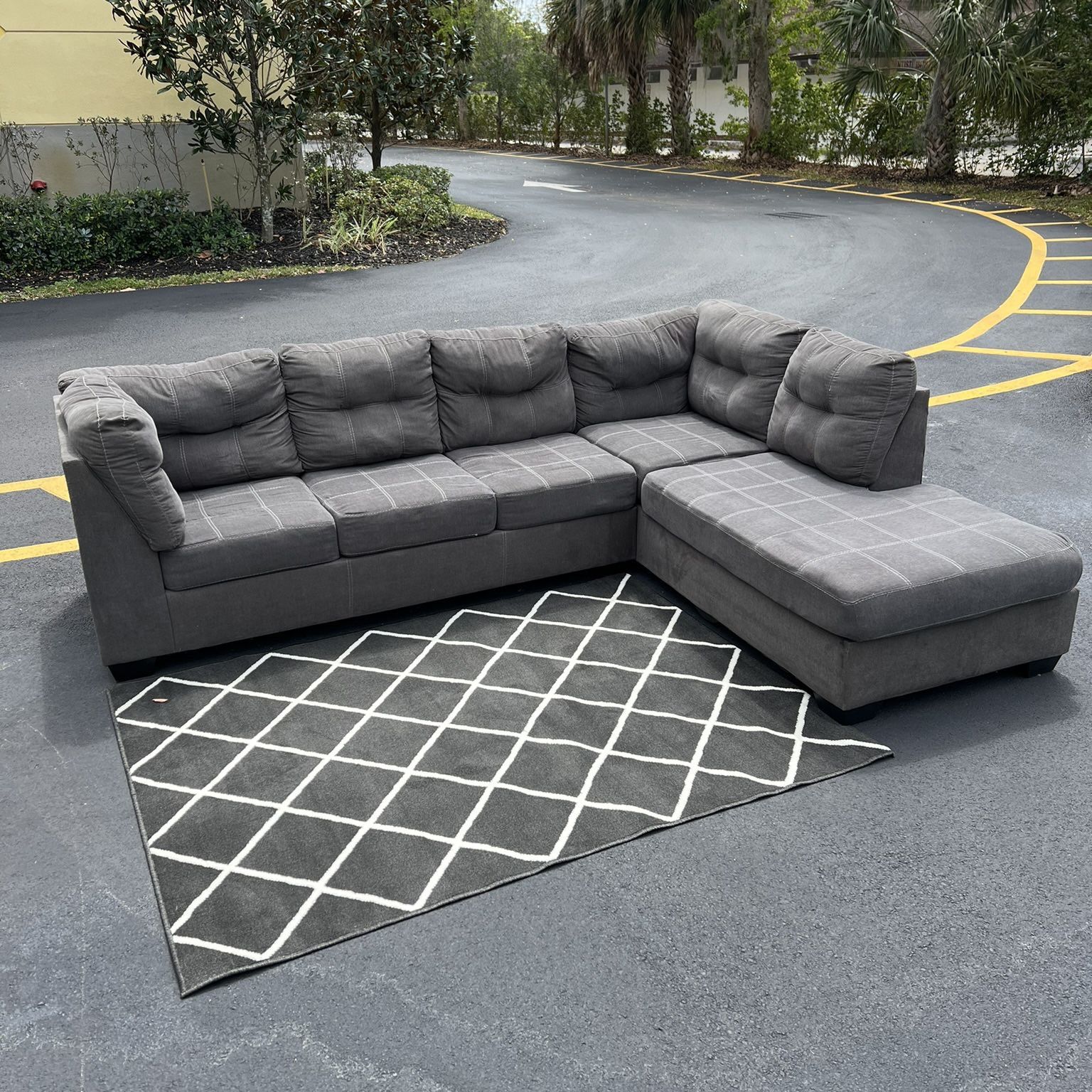 Gray Sectional Sofa