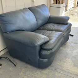 Leather Sofá Love Seat