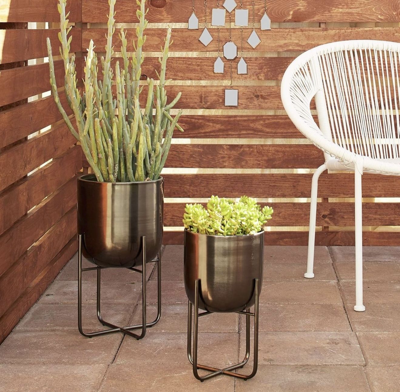 Pretty Home Decoration Planter Set Of 2! Brand New