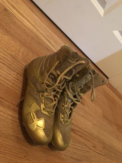 Gold Lacrosse cleats - size 7