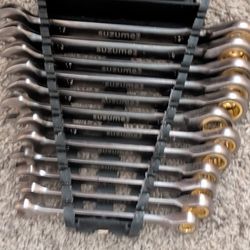 12 Piece Ratchet Wrenches 8mm To 19mm