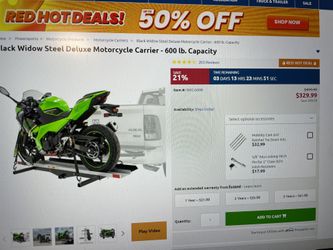 Motorcycle Carrier 600lbs Capacity