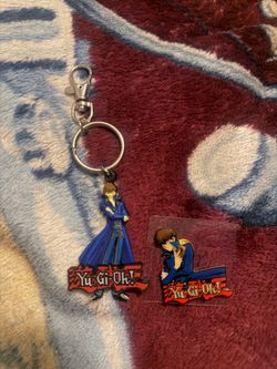 Hi Gi Oh Keychain &  Pin Set