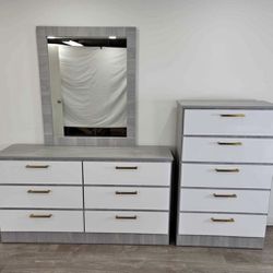 New Dresser Mirror And Tall Chest And Free Delivery 🚚 