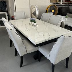 Dining Table Set Same Day Delivery No Money Down No Credit Need 0% Interest 