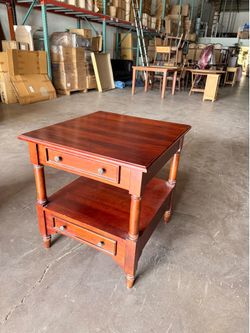 Mahogany Large End Table