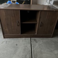 Brown Cabinet or TV Console Table