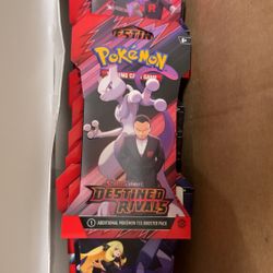 Pokémon Destined Rivals Sleeved Booster Packs