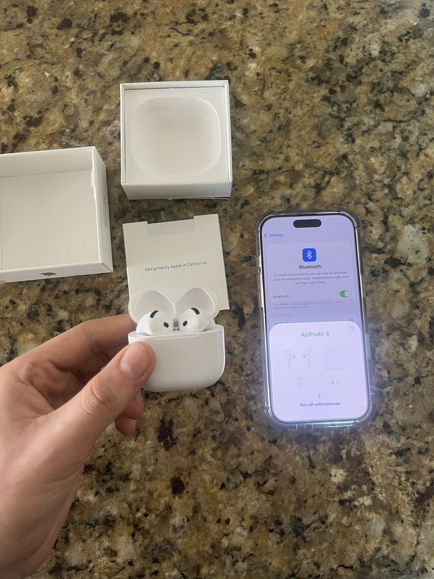 Apple AirPods 4 Active Noise Cancellation