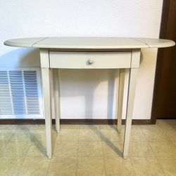 Vintage Crate & Barrel Drop Leaf Side Table