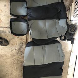 2007 and up 2 door Jeep neoprene rear seat cover