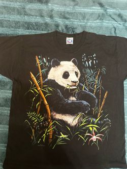 Liquid Blue Panda Graphic T-Shirt XL