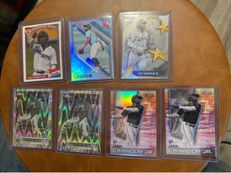 🔥 JAZZ CHISHOLM JR ROOKIE & REFRACTOR LOT 🔥