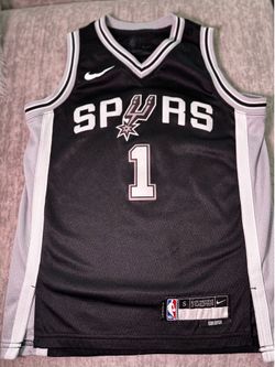 Youth San Antonio Spurs Victor Wembanyama Nike Black Swingman Jersey - Icon Edition