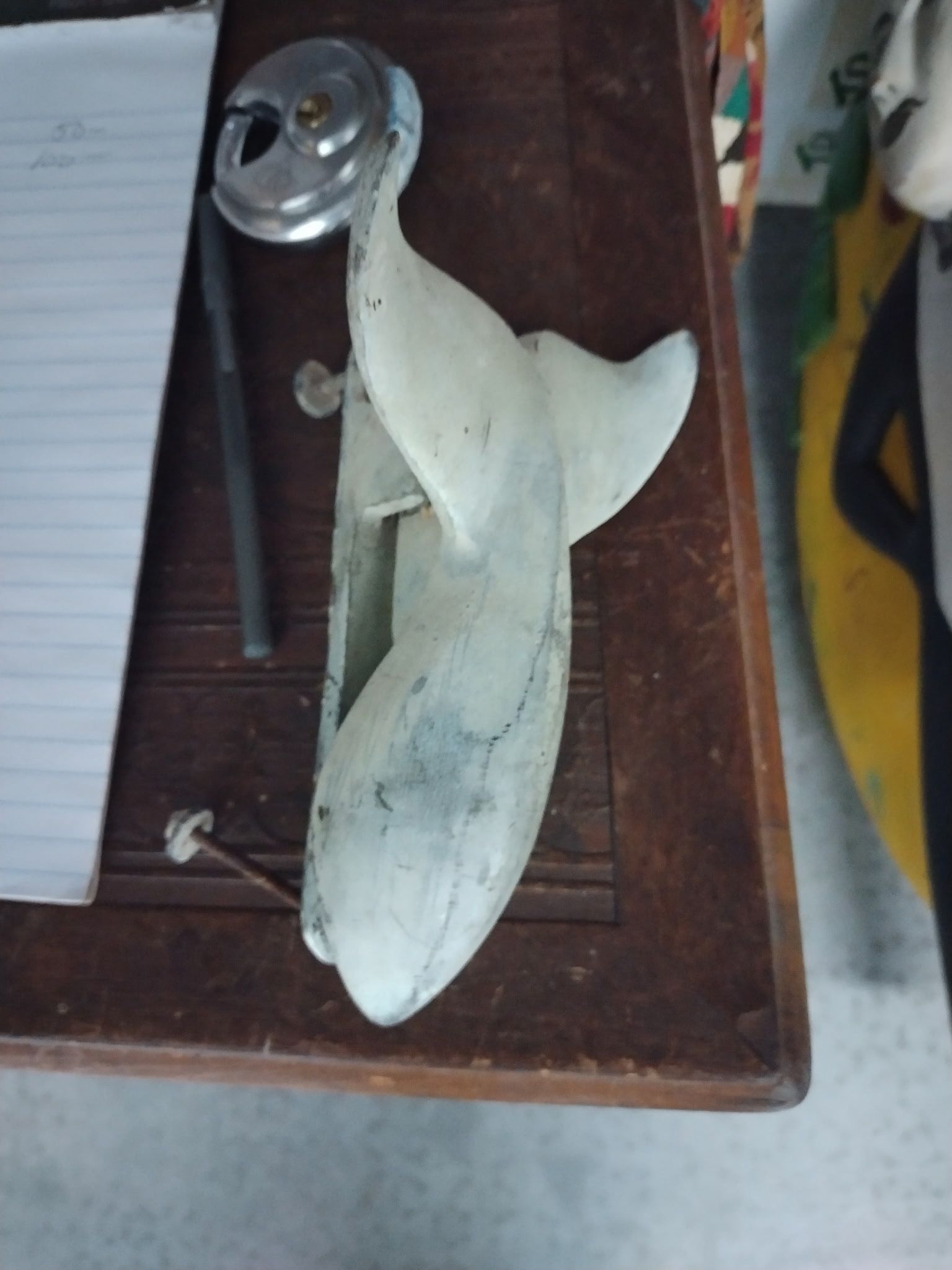 Vintage Whale Bronze Door Knocker