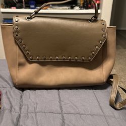 Brown/tan Crossbody Satchel