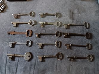 1800s-1930s Rare Skeleton  Keys