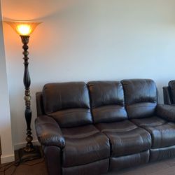 Vercelli Leather Recliner Sofa