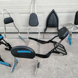 Sissy Bar Backrest And Racks.. Harley to Honda