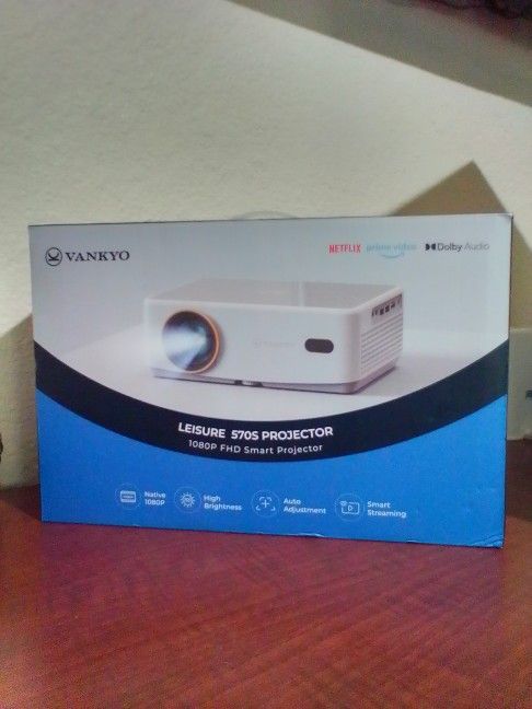 Vankyo Leisure 5705 Projector 1080 HD Smart Projector 