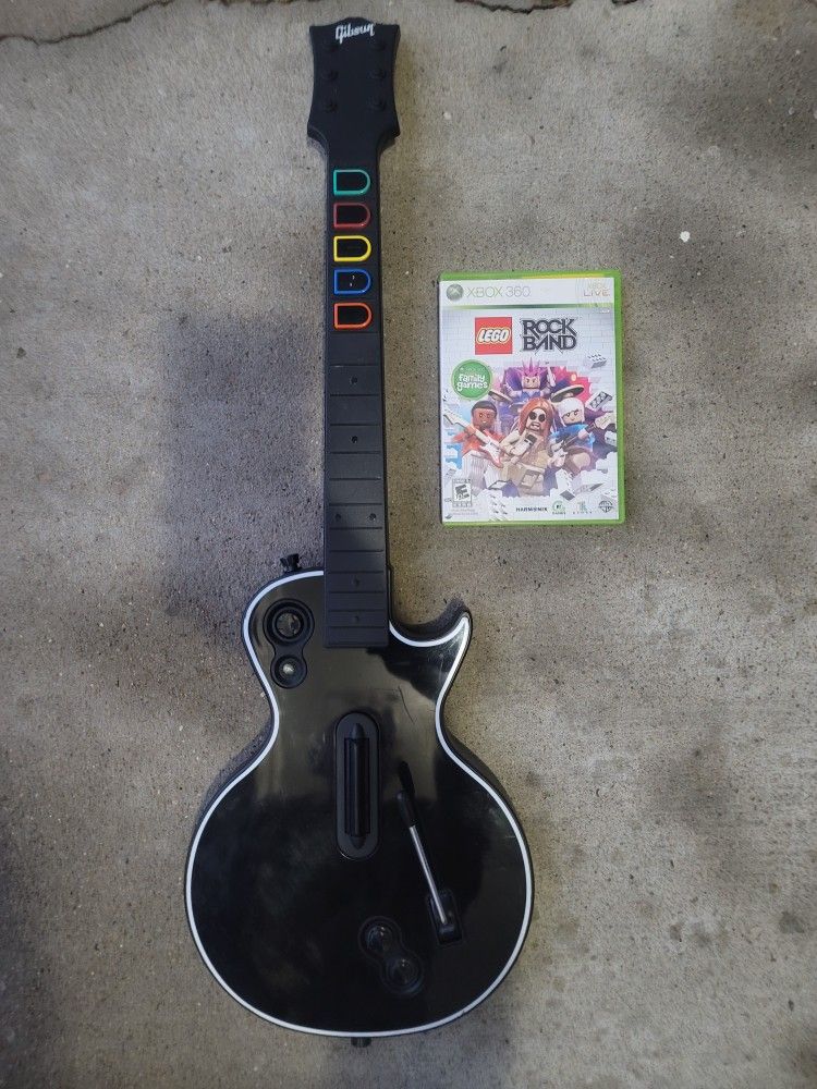 Xbox360 Game.. Guitar Hero Rockband Bundle !!!