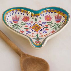 Natural Life Heart Shaped Trinket Dish