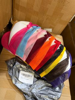 10 Pack Sublimation Blank Trucker Hat Baseball Cap Breathable Mesh, Adjustable Snapback, Diy Heat Press