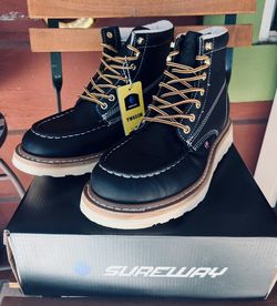 SUREWAY SOFT TOE WORK BOOTS