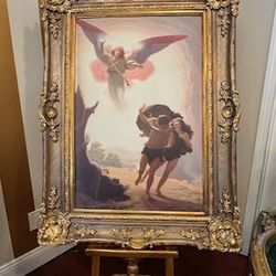 Beautiful gorgeous Victorian picture with stent include