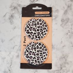 Car Coasters Ceramic Absorbent for Cup Holders Set of 2