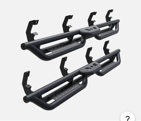 Crew Cab Running Boards Side Steps Compatible with 2019-2025 Chevy Silverado