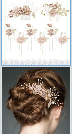 Hair pins and decor - party or wedding
