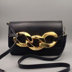 Faux leather bag shoulder/crossbody 