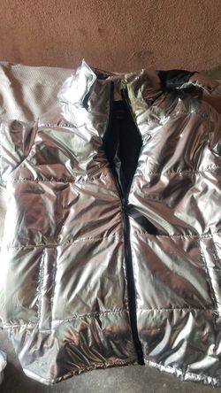 Forever 21 aluminum coat