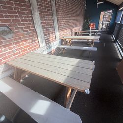 3 Picnic Tables