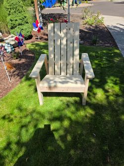 Handmade Wood Adirondack Chair